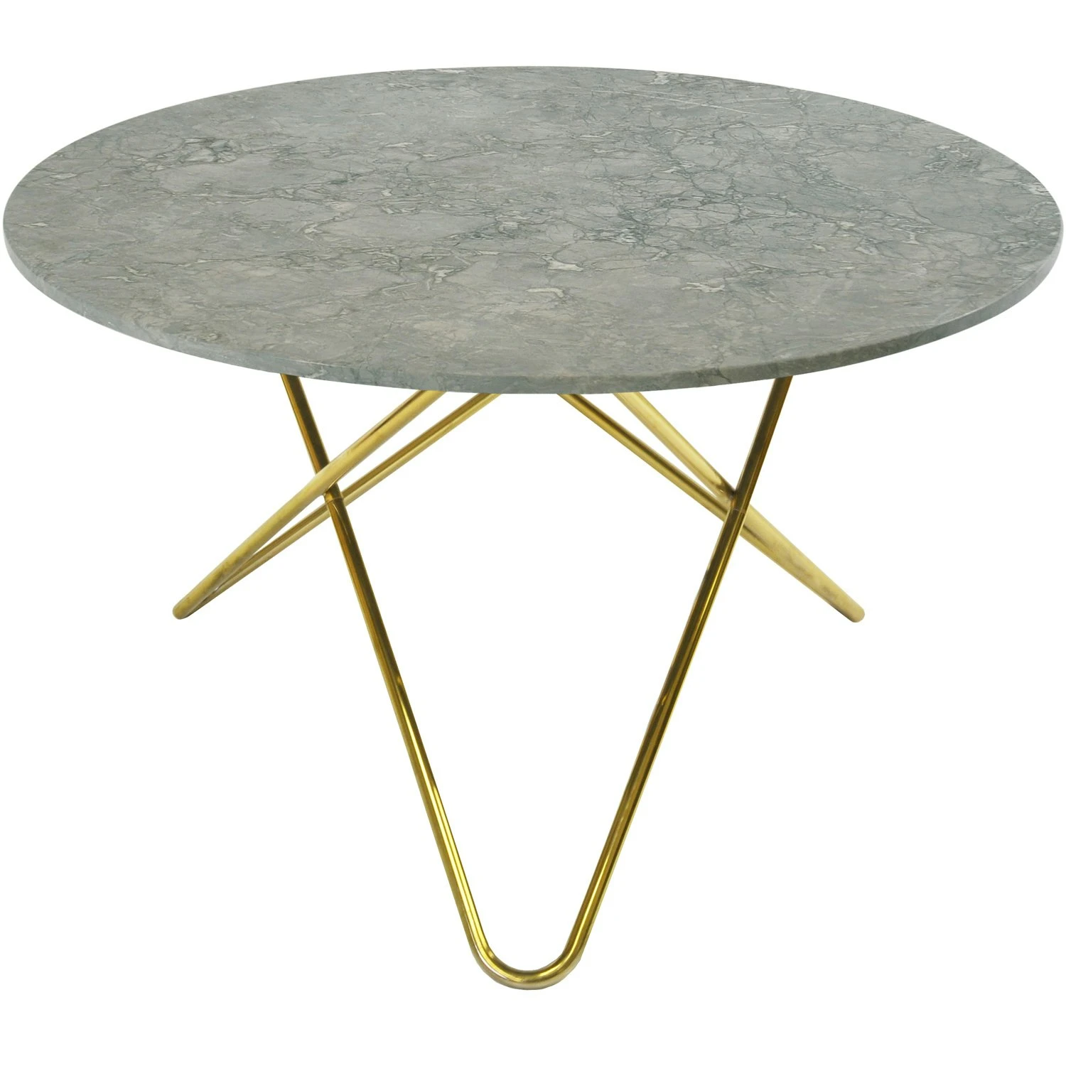 OX Denmarq Big O Dining Table, Grey Marble/Brass 3 OX Denmarq Big O Dining Table, Grey Marble/Brass