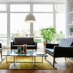 OX Denmarq Ninety Coffee Table 120x60x40 Cm, Brass Base, White Marble -Gubi Furni Sales ox denmarq ninety coffee table 120 cm brass base 2