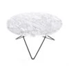 OX Denmarq O Coffee Table Ø80 Cm, Black Frame/White Marble -Gubi Furni Sales ox denmarq o coffee table 80 cm black frame marble 3