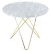 OX Denmarq O Dining Table 80 Cm, Brass/Matt White Marble 2 OX Denmarq O Dining Table 80 Cm, Brass/Matt White Marble -Gubi Furni Sales ox denmarq o dining dining table 80 cm matt white marble 0