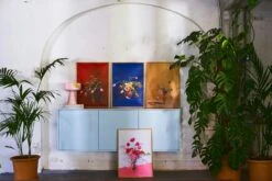 Blomst 02 Ochre Poster, 50x70 Cm -Gubi Furni Sales paper collective blomst 02 ochre poster 1