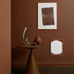 Ensō Red III Poster, 30x40 Cm -Gubi Furni Sales paper collective enso red iii poster 2