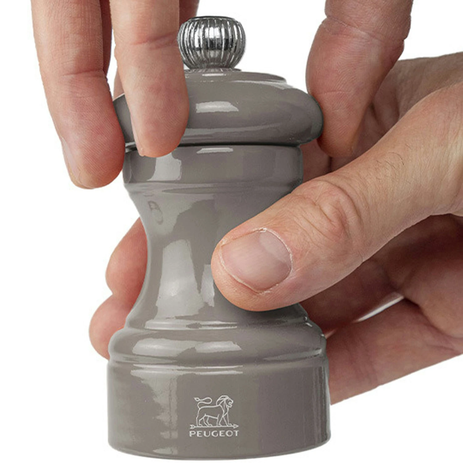 Peugeot Bistro Salt Mill 10 Cm, Taupe Grey 5 Peugeot Bistro Salt Mill 10 Cm, Taupe Grey - Image 3