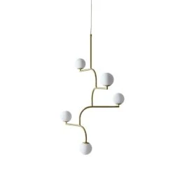Pholc Mobil 100 Pendant, Brass