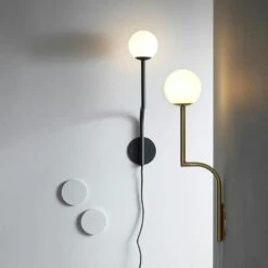 Pholc Mobil Wall Lamp, Brass -Gubi Furni Sales pholc mobil wall lamp brass 1