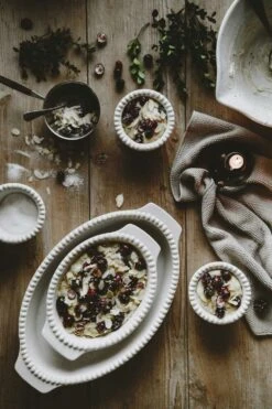 DARIA Oven Dish 26 Cm, Cotton White -Gubi Furni Sales potteryjo daria oven dish 26 cm 6