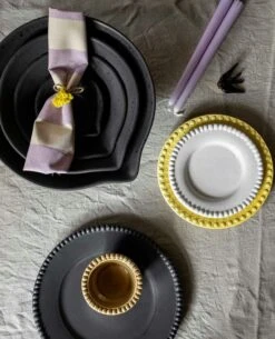 Peep Bowl 35 Cm, Matte Black -Gubi Furni Sales potteryjo peep bowl 35 cm 8