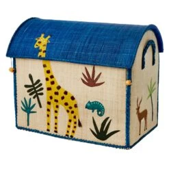 Rice Raffia Toy Baskets Jungle -Gubi Furni Sales rice raffia toy baskets jungle 2