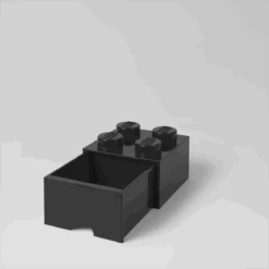 Room Copenhagen LEGO® Drawer 4 Knobs, Black -Gubi Furni Sales room copenhagen lego drawer 4 knobs 2
