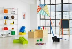 Room Copenhagen Lego Storage Brick 2, White -Gubi Furni Sales room copenhagen lego storage brick 2 3 3