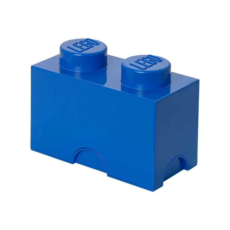 Room Copenhagen Lego Storage Brick 2, Blue 3 Room Copenhagen Lego Storage Brick 2, Blue