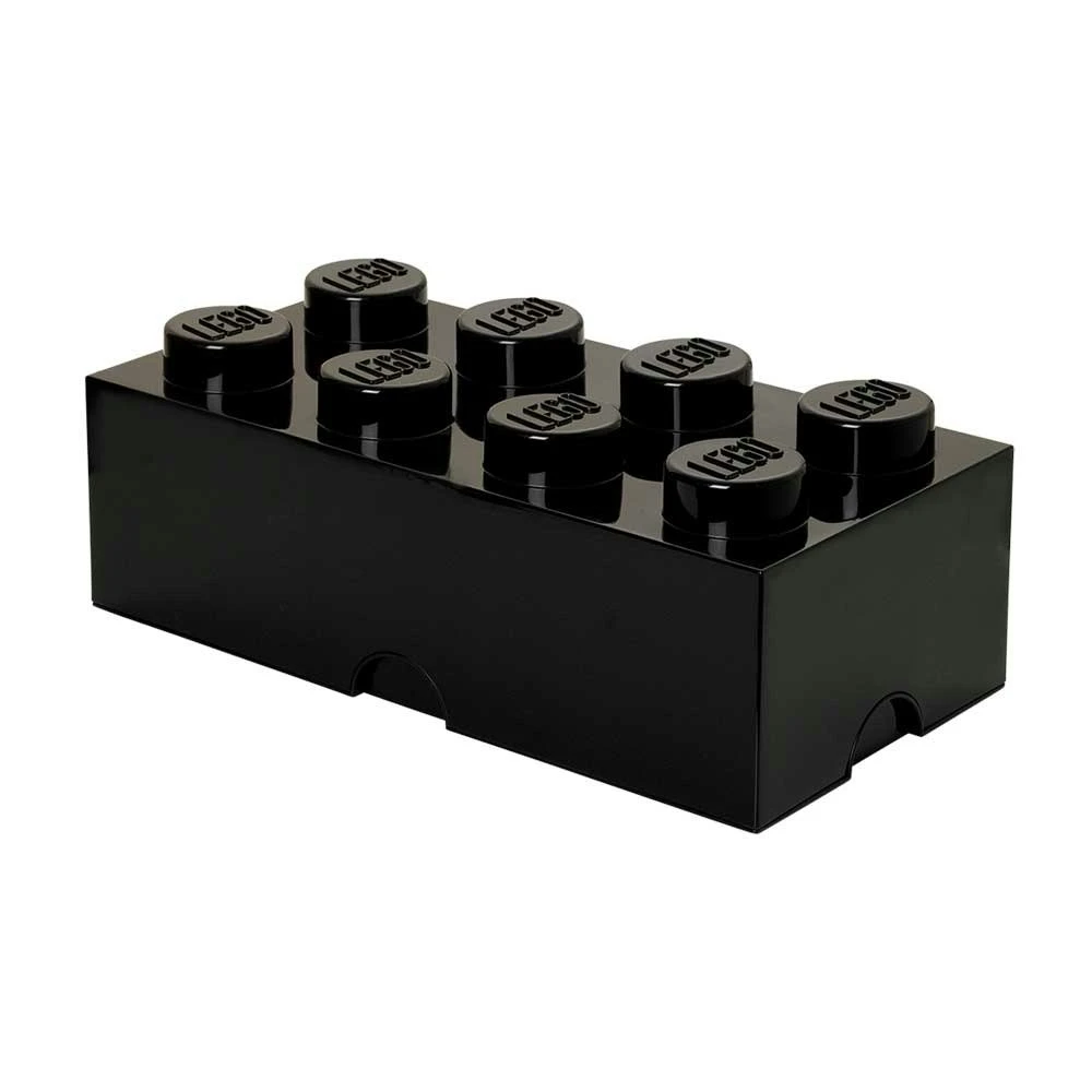 Room Copenhagen LEGO® Storage Box 8 Knobs, Black 3 Room Copenhagen LEGO® Storage Box 8 Knobs, Black