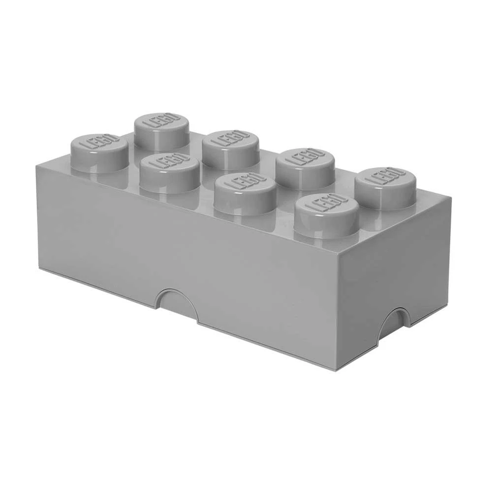 Room Copenhagen LEGO® Storage Box 8 Knobs, Medium Stone Grey 3 Room Copenhagen LEGO® Storage Box 8 Knobs, Medium Stone Grey