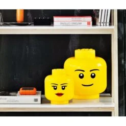 Room Copenhagen LEGO® Storage Box Head Large, Boy -Gubi Furni Sales room copenhagen lego storage head lego l yellow 3