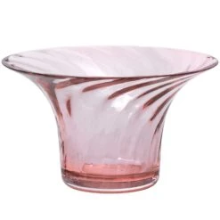 Optic Anniversary Candle Holder Ø11 Cm, Blush