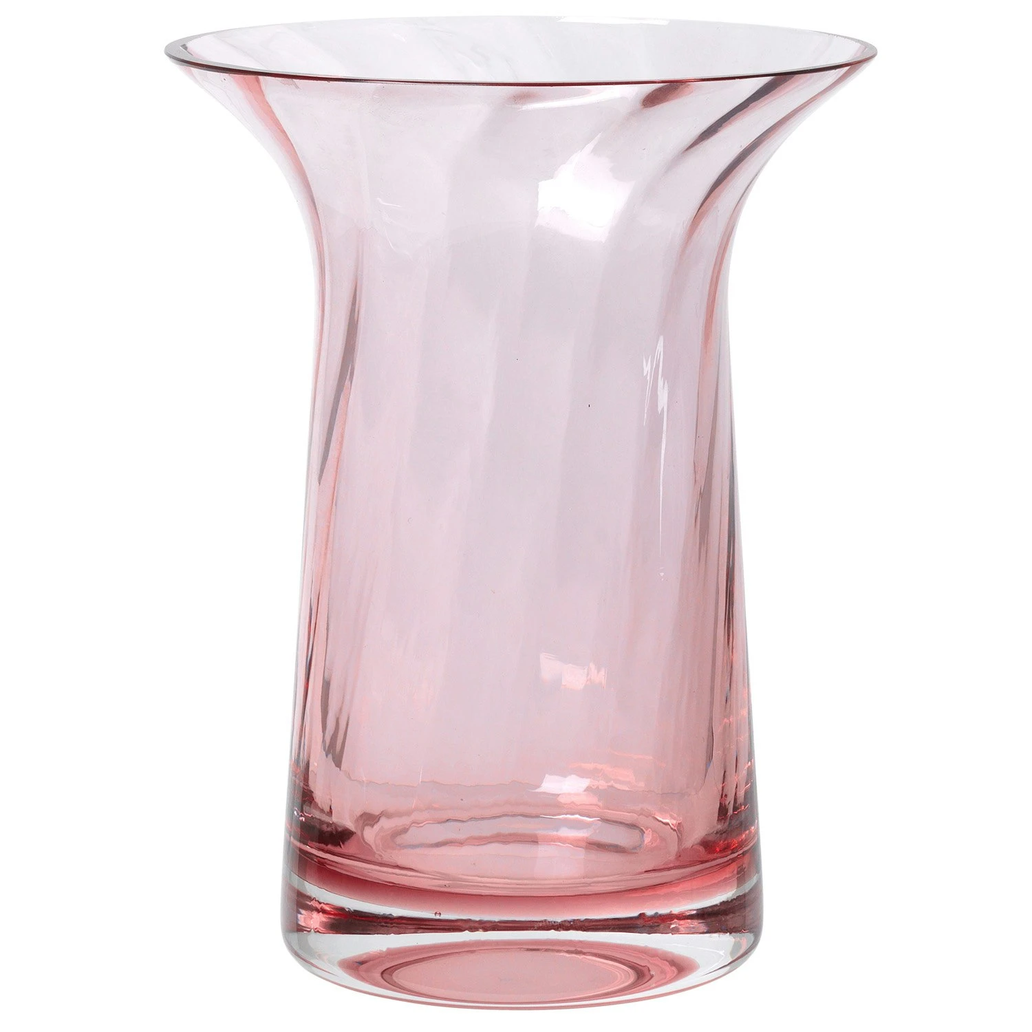 Optic Anniversary Vase 16 Cm, Blush 3 Optic Anniversary Vase 16 Cm, Blush