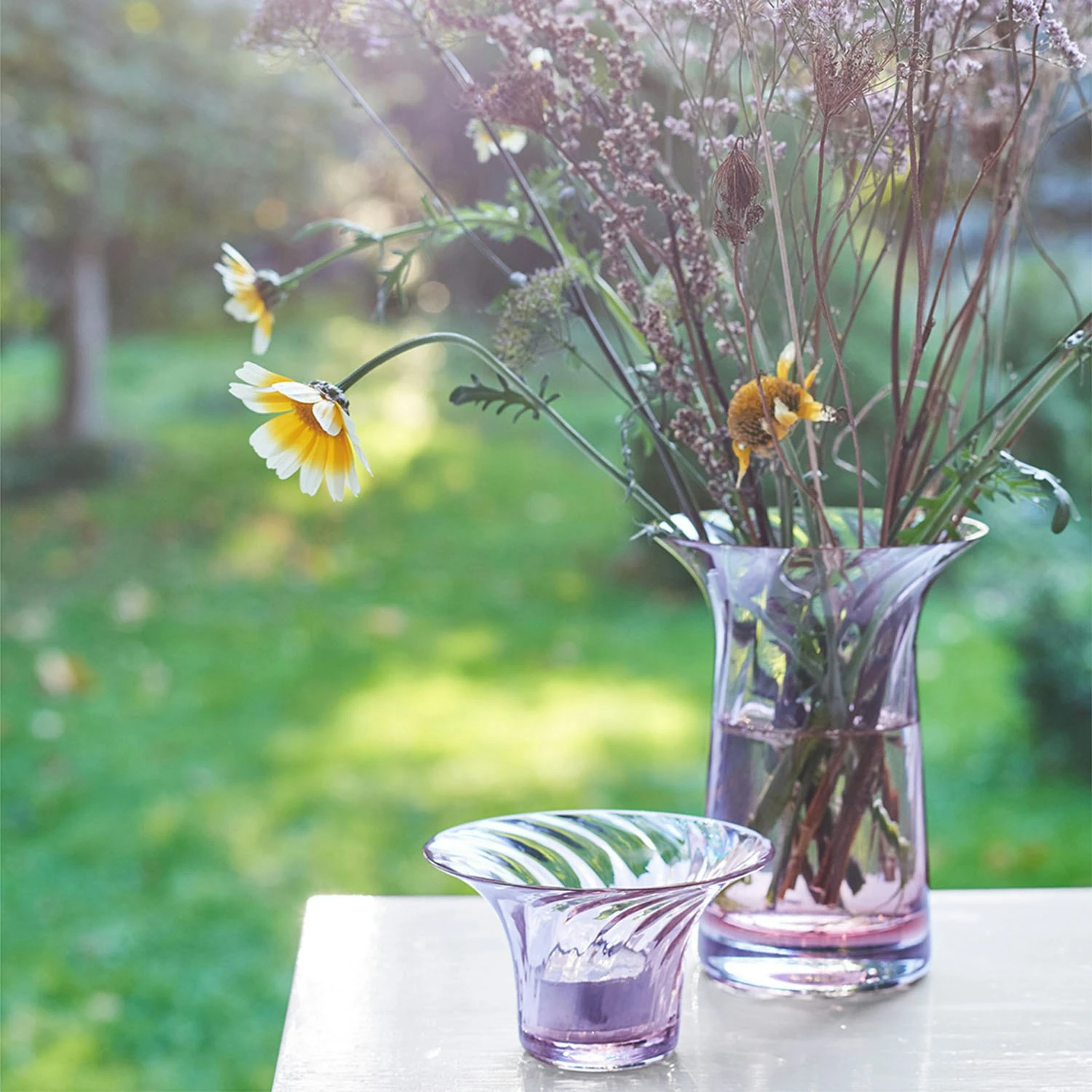 Optic Anniversary Vase 16 Cm, Blush 6 Optic Anniversary Vase 16 Cm, Blush - Image 4