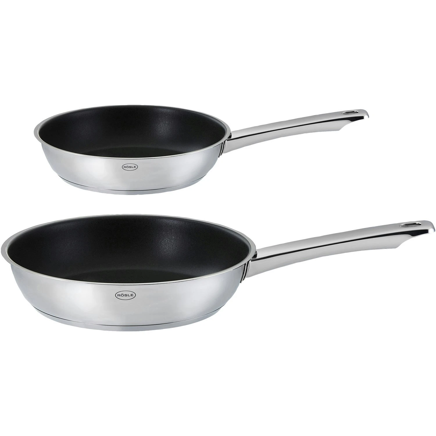 Rösle Frying Pan 2 Pieces 20 & 28 Cm 3 Rösle Frying Pan 2 Pieces 20 & 28 Cm