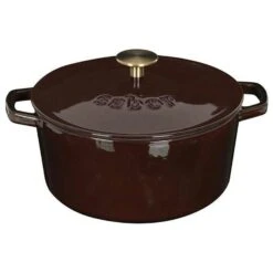 Cast Iron Pot 4,4 L, Burgundy