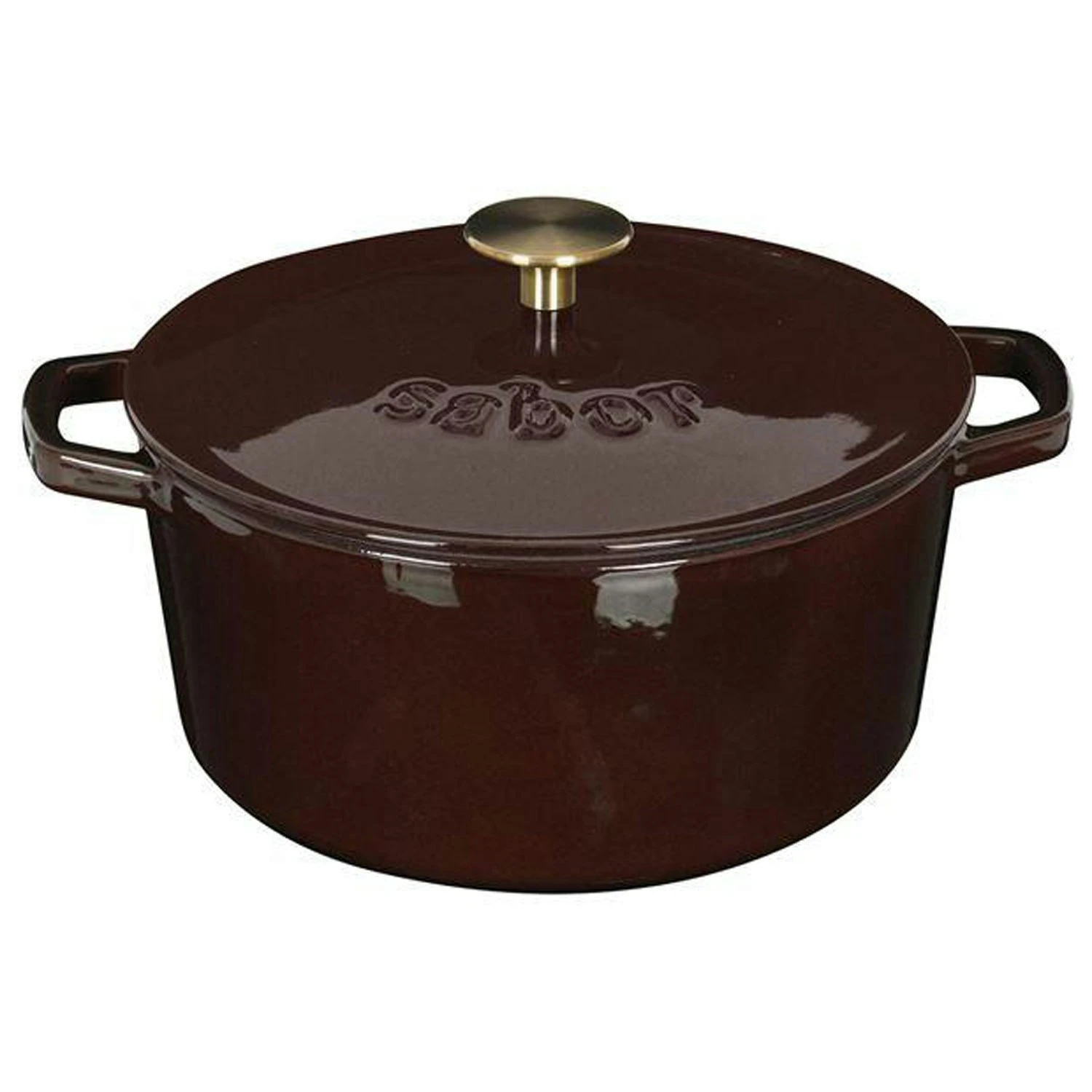 Cast Iron Pot 4,4 L, Burgundy 3 Cast Iron Pot 4,4 L, Burgundy