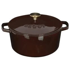 Cast Iron Pot 6,7 L, Burgundy