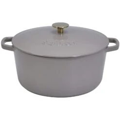 Cast Iron Pot 6,7 L, Shiny Rose