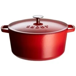 Cast Iron Pot 9,5 L, Red