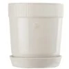 Sagaform Elise Pot 19 Cm, White 2 Sagaform Elise Pot 19 Cm, White -Gubi Furni Sales sagaform elise kruka medium vit 1