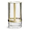 Sagaform Hold Vase 15cm, Glass/Gold