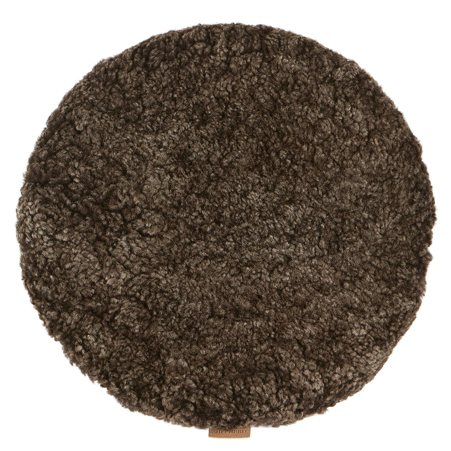 Shepherd Jill Chair Cushion Round Ø38 Cm Padded, Cappuccino 3 Shepherd Jill Chair Cushion Round Ø38 Cm Padded, Cappuccino