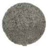 Shepherd Jill Chair Cushion Round Ø38 Cm Padded, Grey Graphite