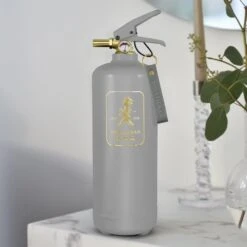 Solstickan Fire Extinguisher 2 Kg, Grey/Gold -Gubi Furni Sales solstickan solstickan fire extinguisher 2 kg 47