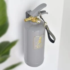 Solstickan Fire Extinguisher 2 Kg, Grey/Gold -Gubi Furni Sales solstickan solstickan fire extinguisher 2 kg 48