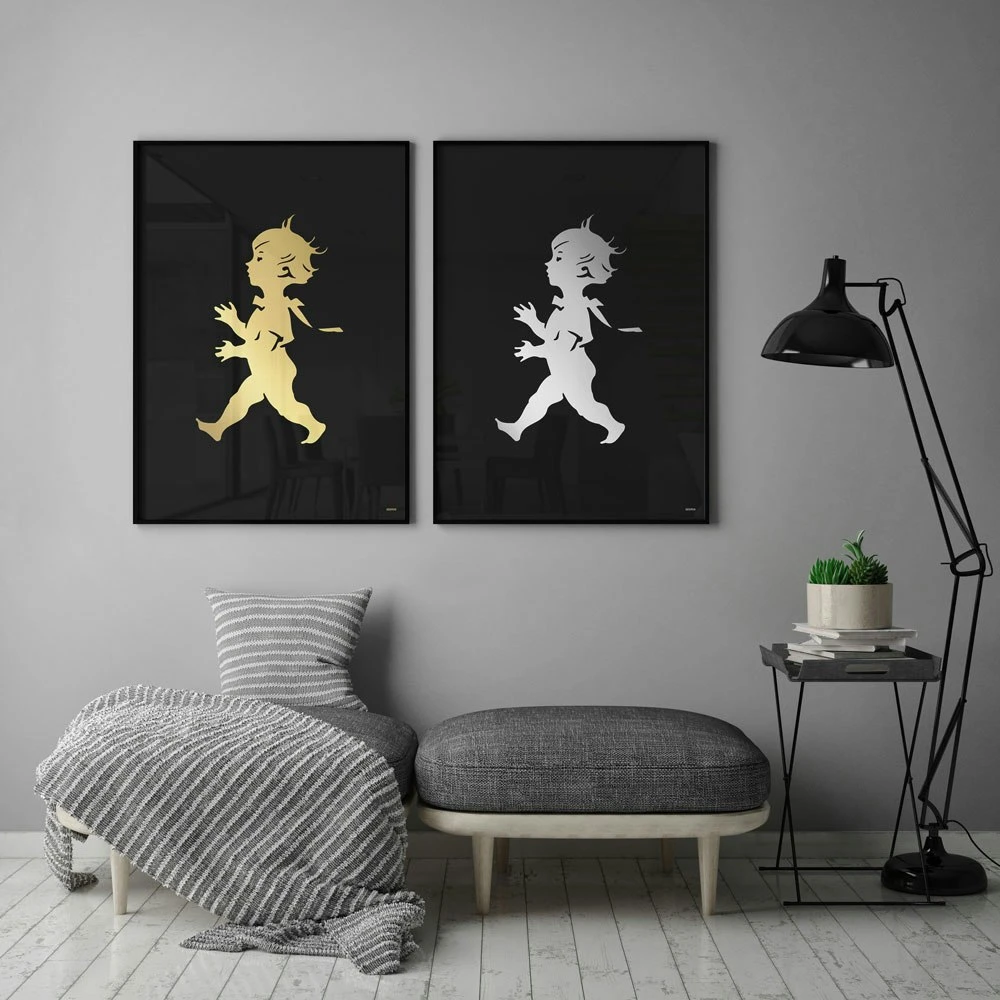 Solstickan Poster 50x70 Cm, Gold/Black 5 Solstickan Poster 50x70 Cm, Gold/Black - Image 3