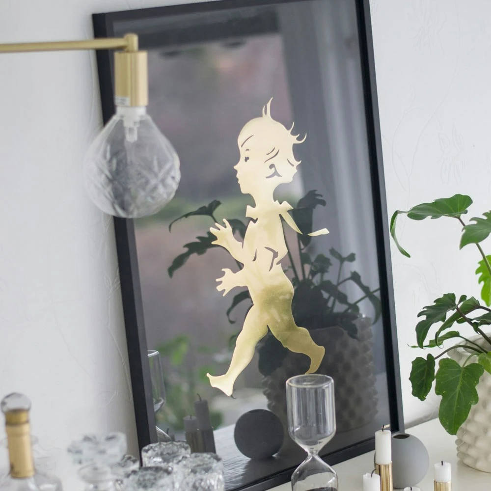 Solstickan Poster 50x70 Cm, Gold/Black 6 Solstickan Poster 50x70 Cm, Gold/Black - Image 4