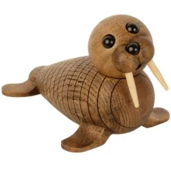 Spring Copenhagen Wally Walrus Wooden Figurine 19 Cm