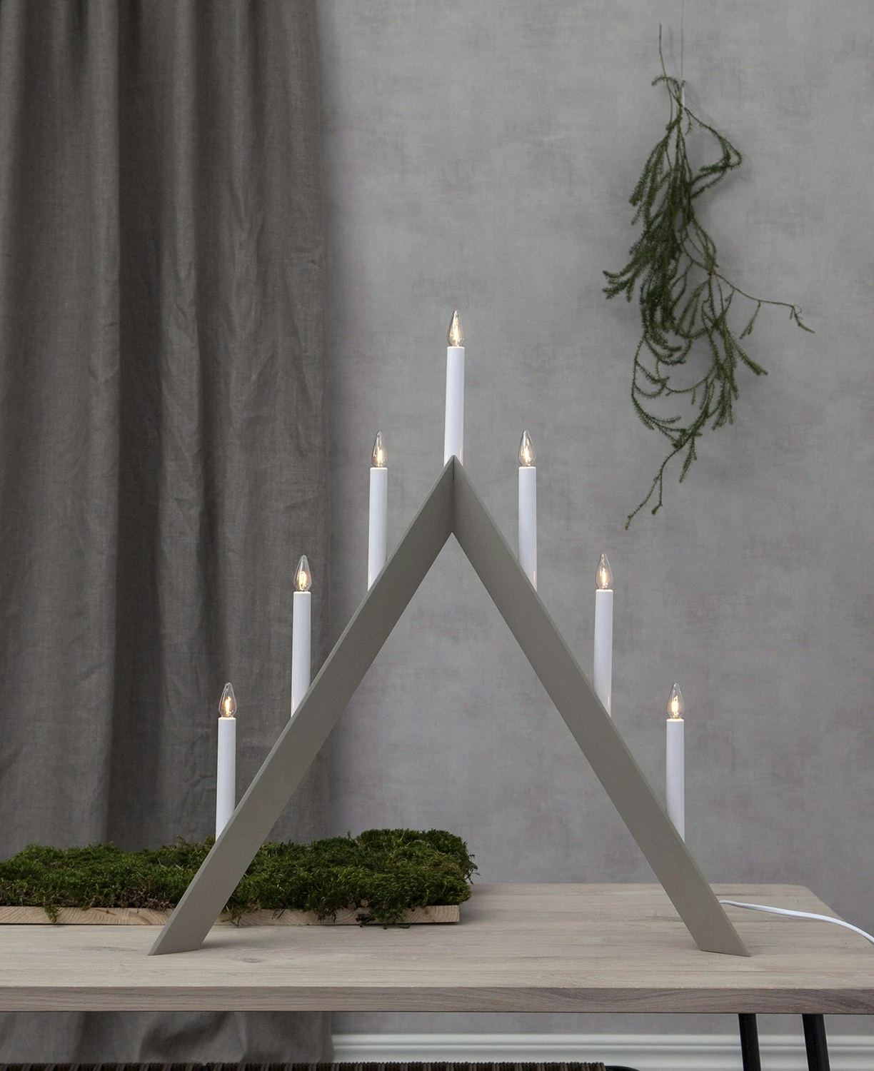 Star Trading Arrow Candlestick, Beige 4 Star Trading Arrow Candlestick, Beige - Image 2