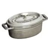 Staub Oval Casserole In Cast Iron 6,7 L, Graphite 1 Staub Oval Casserole In Cast Iron 6,7 L, Graphite -Gubi Furni Sales staub oval casserole in cast iron 67 l 0