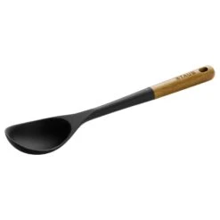 Staub Serving Spoon Silicone / Acacia Wood 31 Cm
