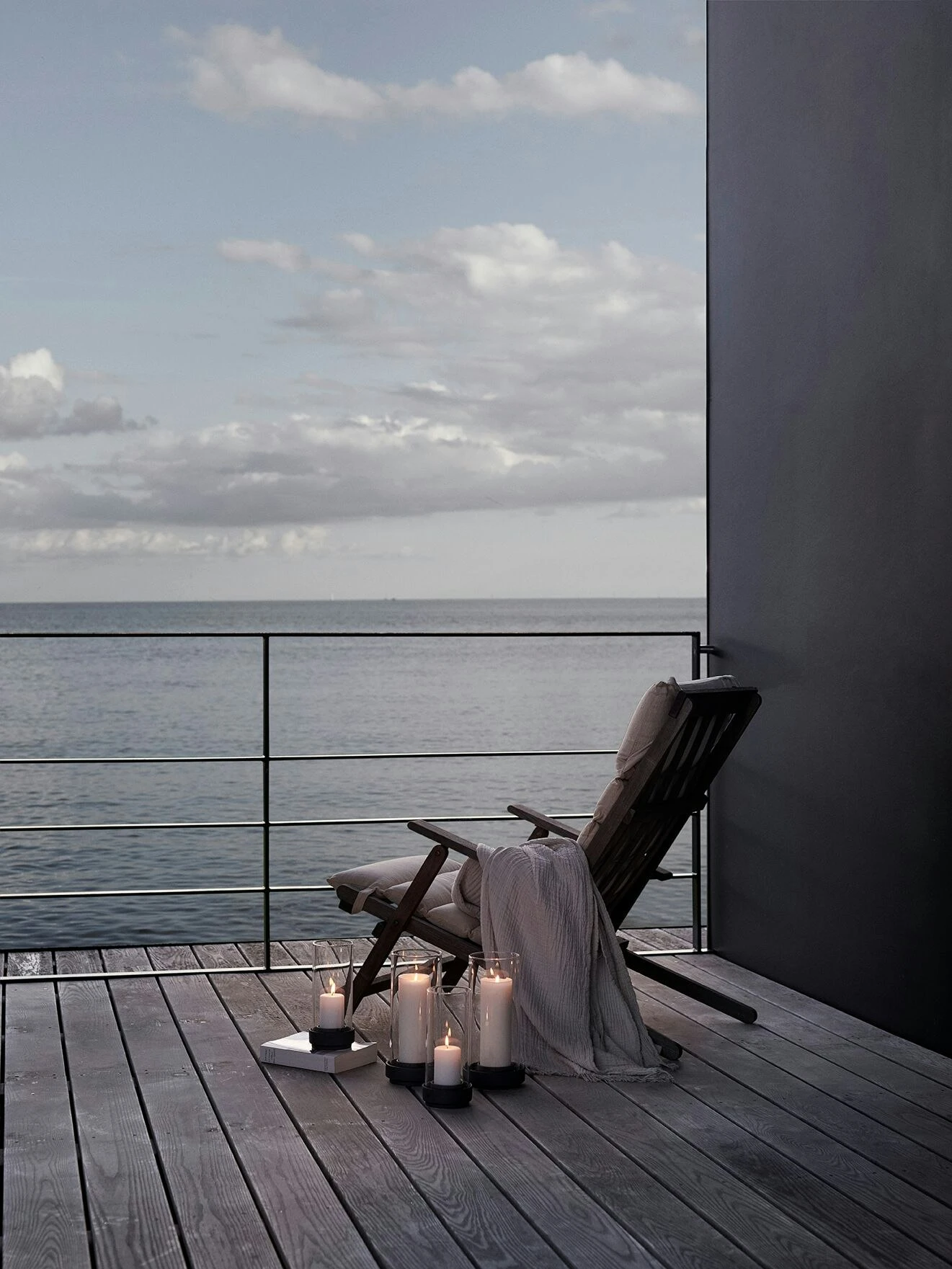 Stelton Hurricane Candle Holder L, Stoneware/Glass 5 Stelton Hurricane Candle Holder L, Stoneware/Glass - Image 3