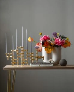 Nagel Bowl, Brass -Gubi Furni Sales stoff nagel bowl 11