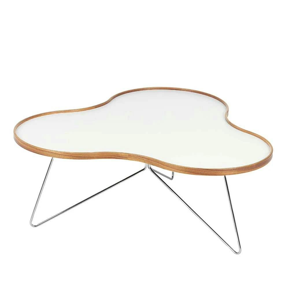 Swedese Flower Table 90 Cm, Oak/White 3 Swedese Flower Table 90 Cm, Oak/White