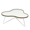 Swedese Flower Table 90 Cm, Walnut/White -Gubi Furni Sales swedese flower table 90 cm 6