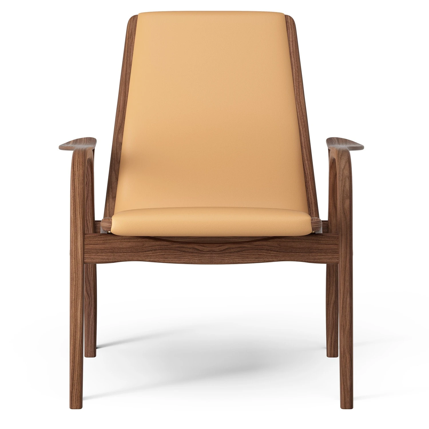 Swedese Laminett Armchair, Oiled Walnut / Natural Leather 3 Swedese Laminett Armchair, Oiled Walnut / Natural Leather