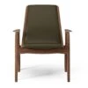 Swedese Laminett Armchair, Oiled Walnut / Elmonordic Grön 98027 Leather -Gubi Furni Sales swedese laminett armchair oiled walnut 5