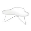 Swedese Flower Mono Table 90x84 Cm, White/Chrome -Gubi Furni Sales swedese swedese flower mono table 66 90 114 cm 19