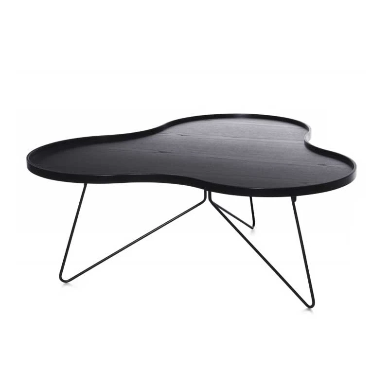 Swedese Flower Mono Table 114 Cm, Black Stained Ash 3 Swedese Flower Mono Table 114 Cm, Black Stained Ash