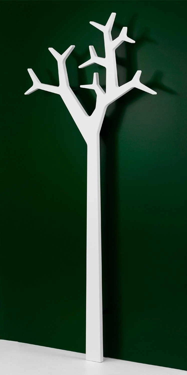Swedese Tree Wall Coat Stand 134cm, White 5 Swedese Tree Wall Coat Stand 134cm, White - Image 3