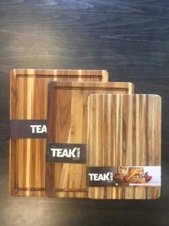 Marine Chopping Board Reversible 30x40 Cm -Gubi Furni Sales teakhaus fsc certified teakreversable carvingboard medium 1