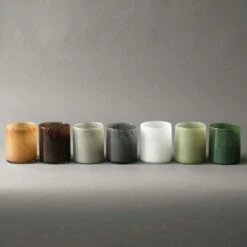 Lyric Candleholder M - Olive Green 7 Lyric Candleholder M - Olive Green -Gubi Furni Sales tell me more lyric candle holder 92